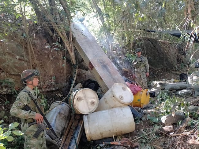El Ejército Nacional destruyó material para la explotación minera ilícita en Buriticá