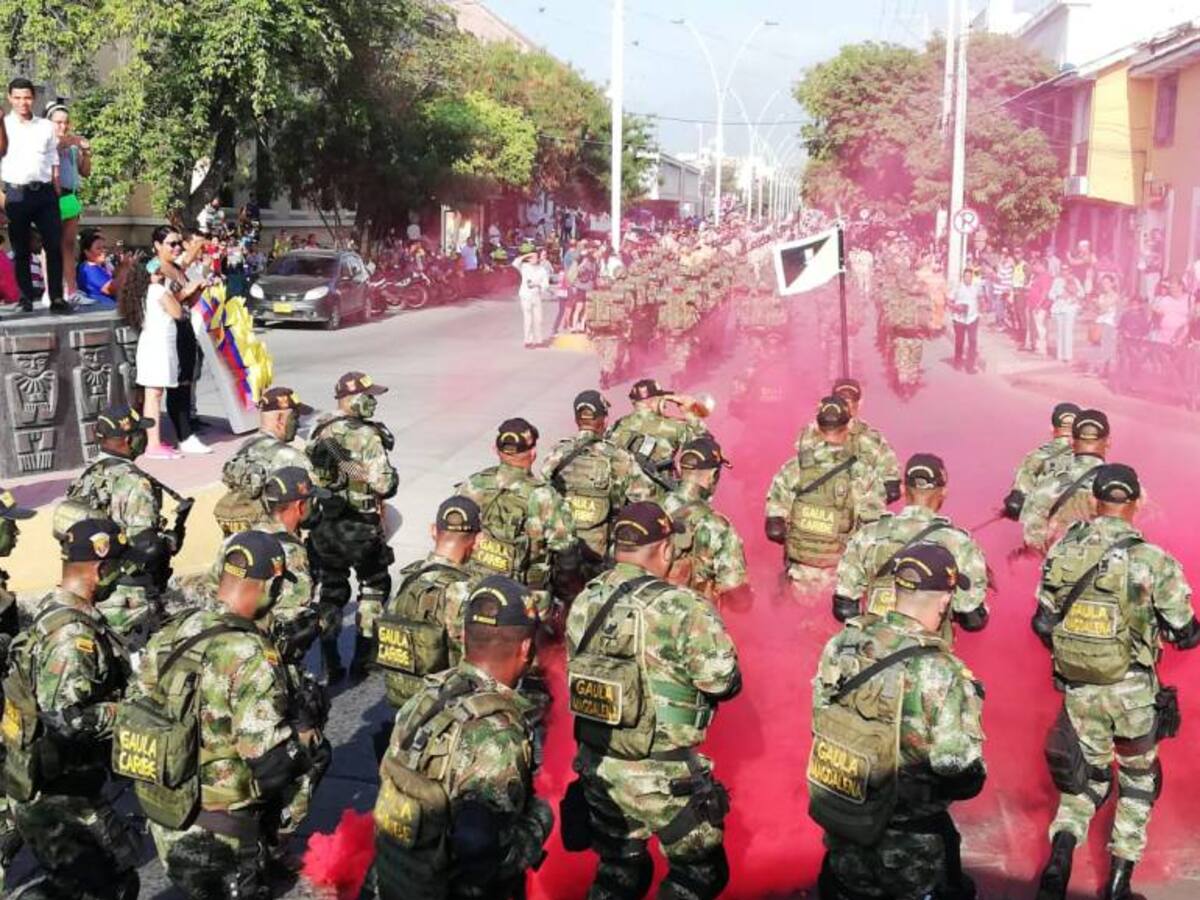 Fuerzas militares y policiales presentes en la Fiesta del Mar 2018