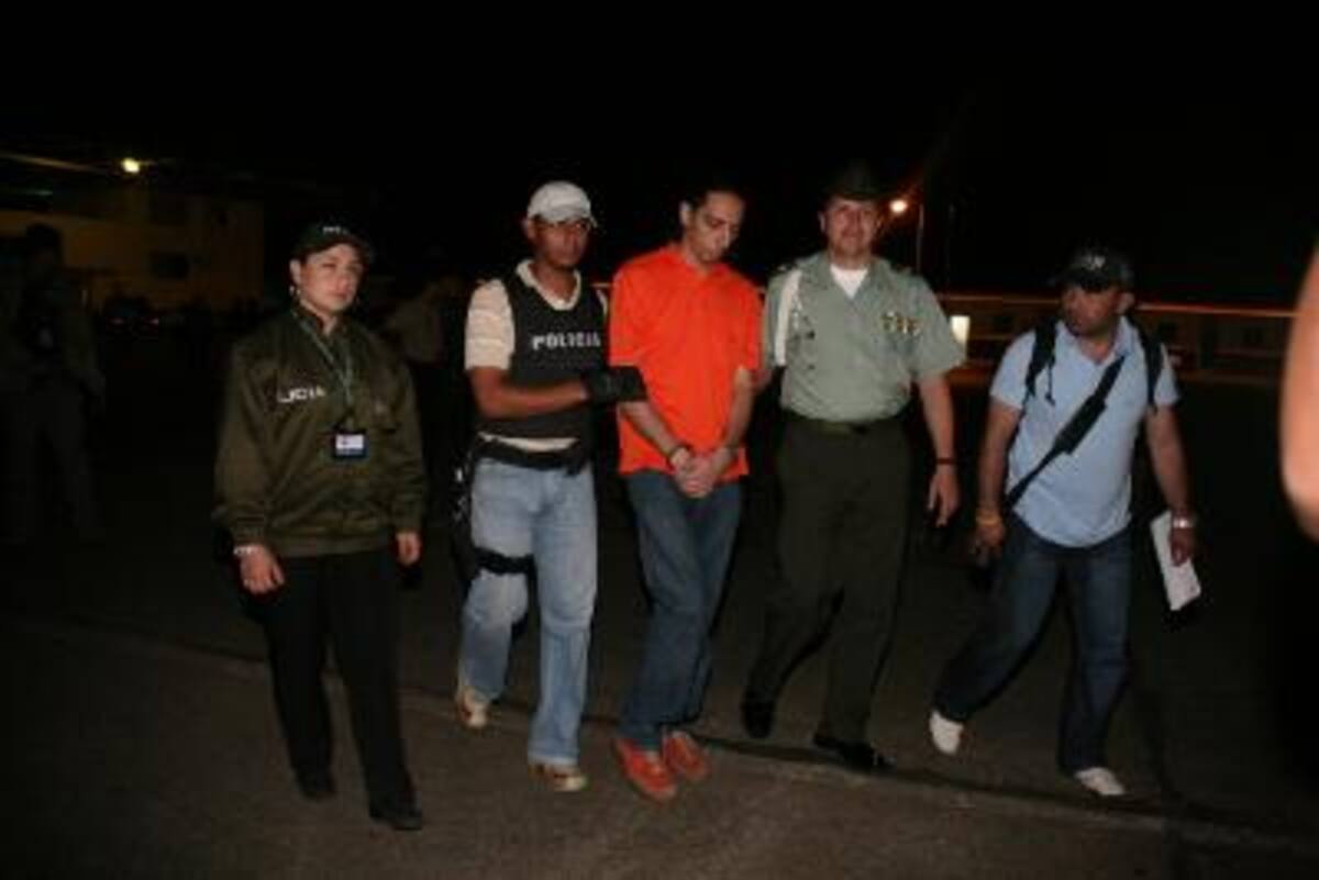 Así fue la captura de David Murcia Guzmán en Panamá - cortesía: Policía Nacional