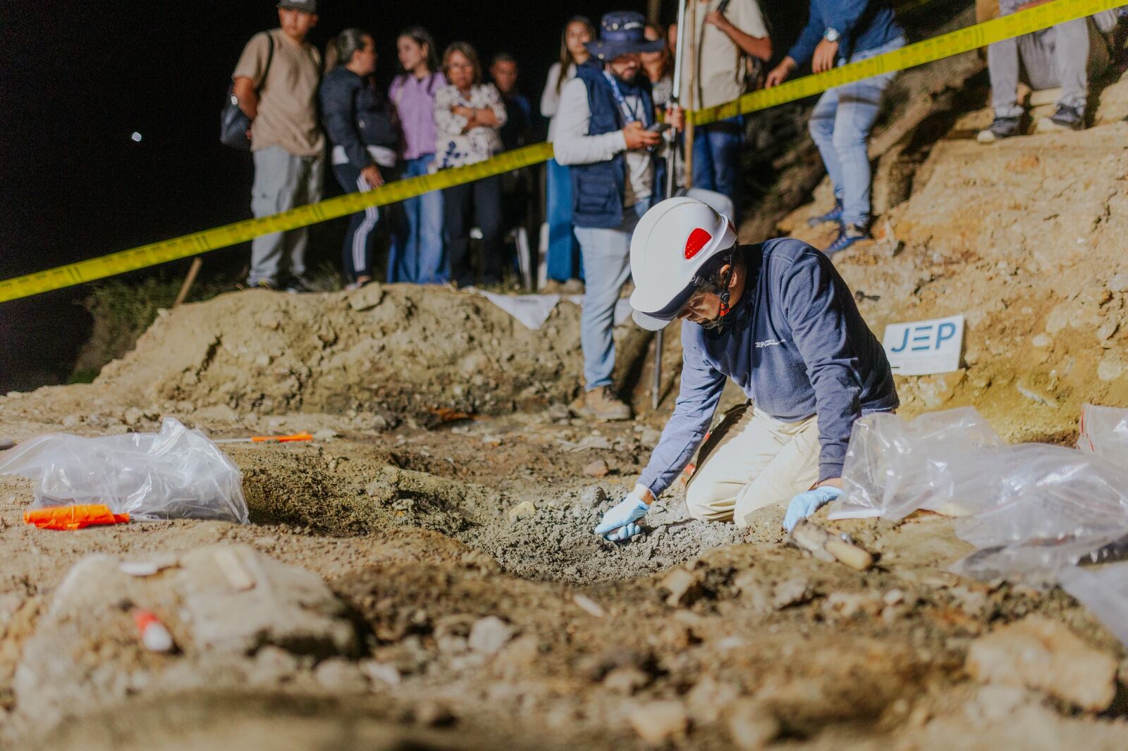 La JEP encontró dos cuerpos de víctimas de desaparición forzada en la Escombrera