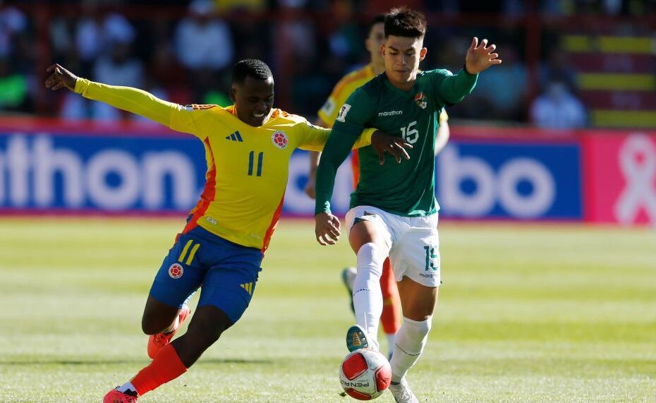 Partido Bolivia vs. Colombia por la primera ronda de las Eliminatorias / Getty Images