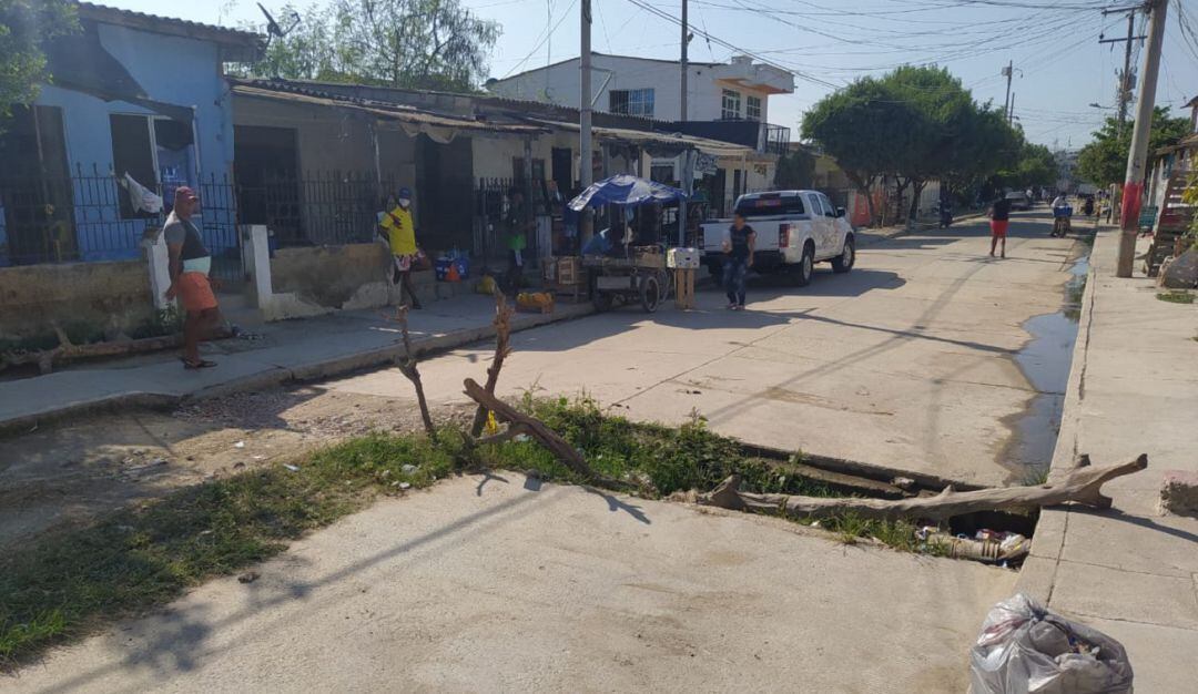 Vía principal del barrio Boston