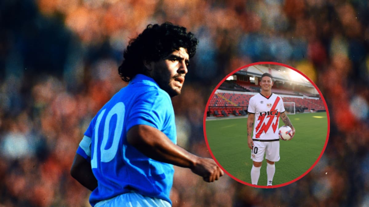 Presidente del Rayo Vallecano compara fichaje de James con el de Maradona al Napoli
