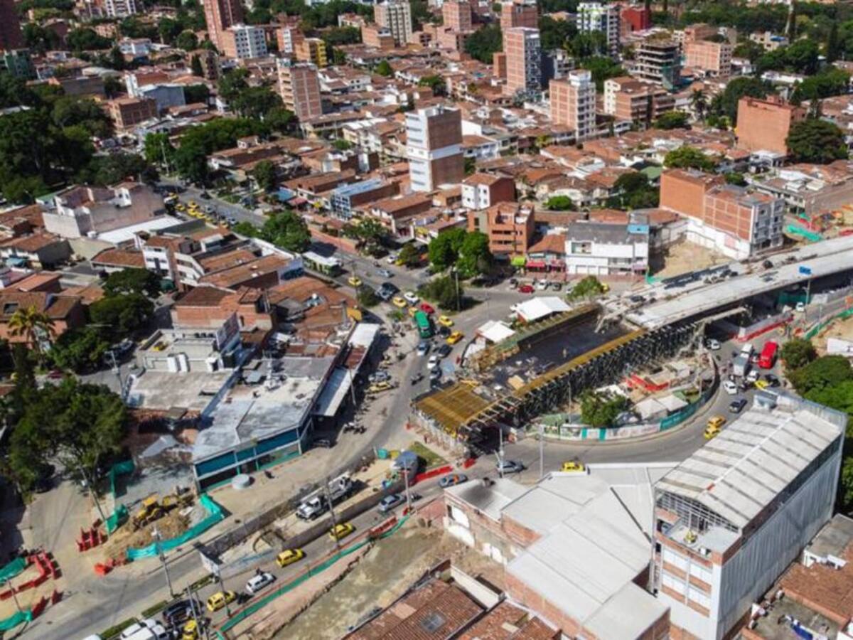 Obras del intercambio de la 80 con Colombia avanzan en un 50%