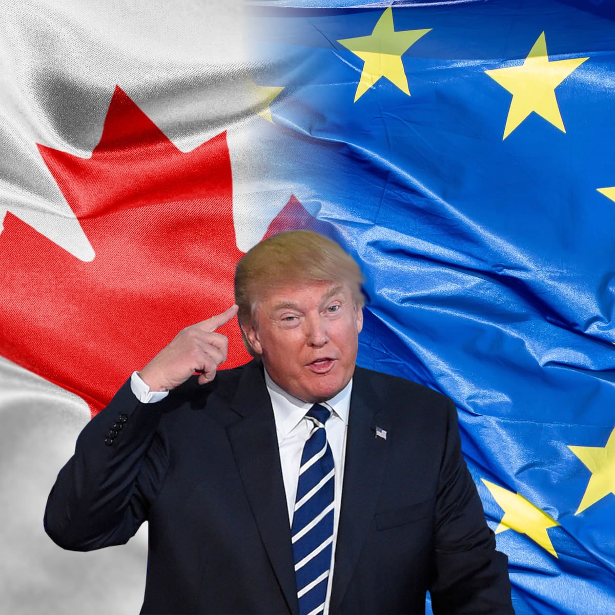 Trump amenaza con amplios aranceles sobre Europa si Canadá se asocia con la Unión Europea