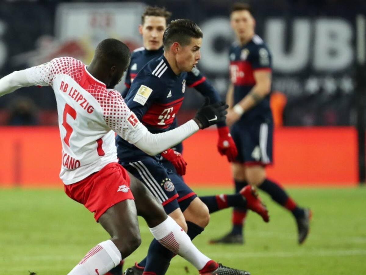 Leipzig sorprende al Bayern que contó con James
