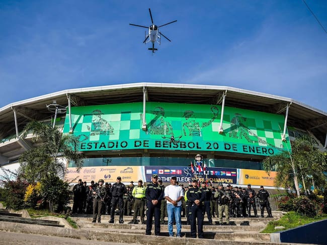 Blindaje de seguridad para el inicio del Mundial de Sóftbol Sub 23 en Sincelejo