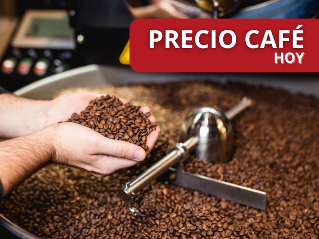 Precio café / imagen de referencia: persona tomando unos granos de café // Getty Images