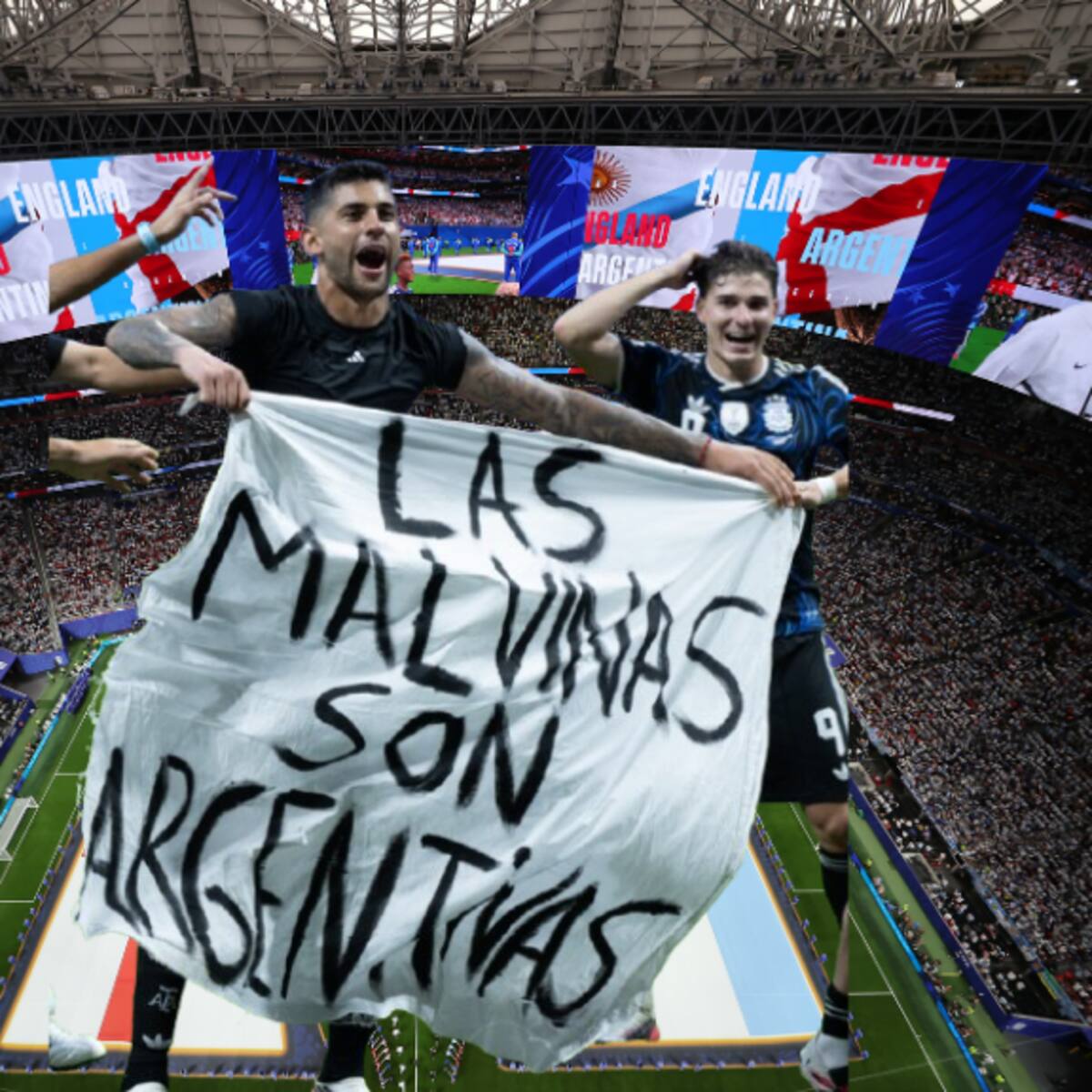 ¿Argentina podría ser sancionada por la pancarta de Las Malvinas? Esto dice el reglamento de la FIFA