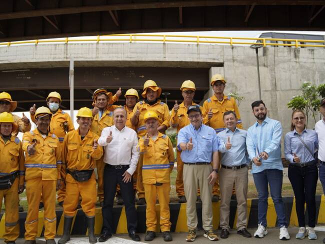 Mintransporte visito obra puente Benito Hernández/ Foto Gobernación de Norte de Santander