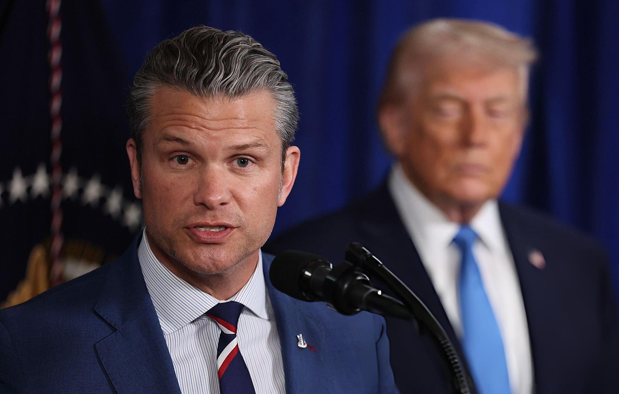 El Secretario de Guerra, Pete Hegseth. FOTO: Joe Raedle/Getty Images