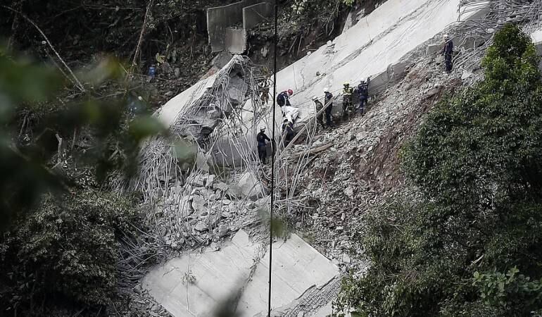 Colapso Puente Chirajara 