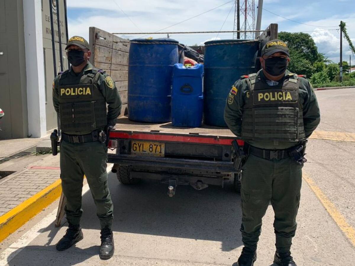 Incautaron más de 350 galones de ACPM de contrabando en Bolívar