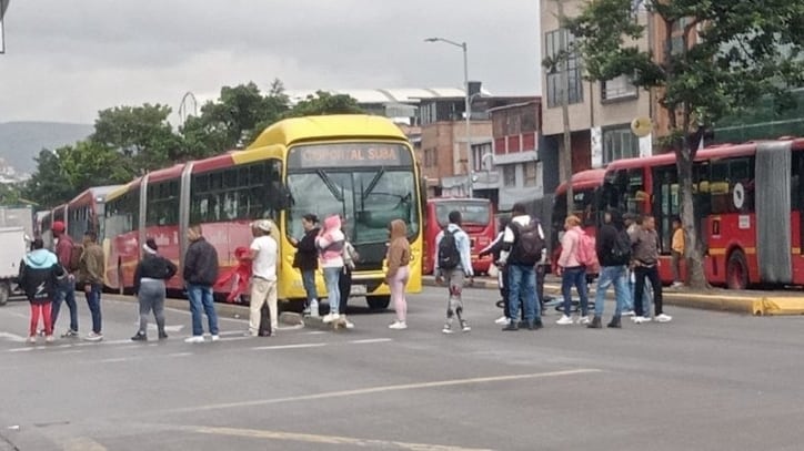 Movilizaciones en Bogotá HOY: Manifestaciones afectan a usuarios de Transmilenio. Foto: Movilidad Bogotá.