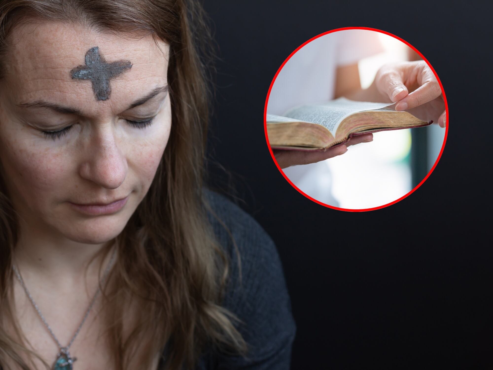 Miércoles de Ceniza y Biblia. Fotos: Getty Images