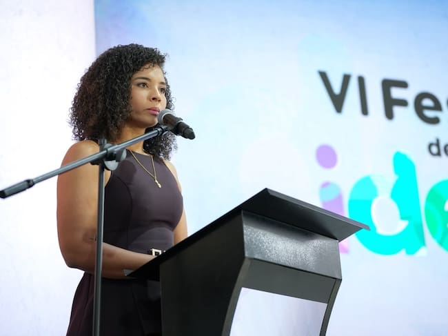 Nubia Carolina Córdoba, gobernadora de Chocó, en el cierre del Festival de las Ideas 2026. | Foto: Caracol Radio
