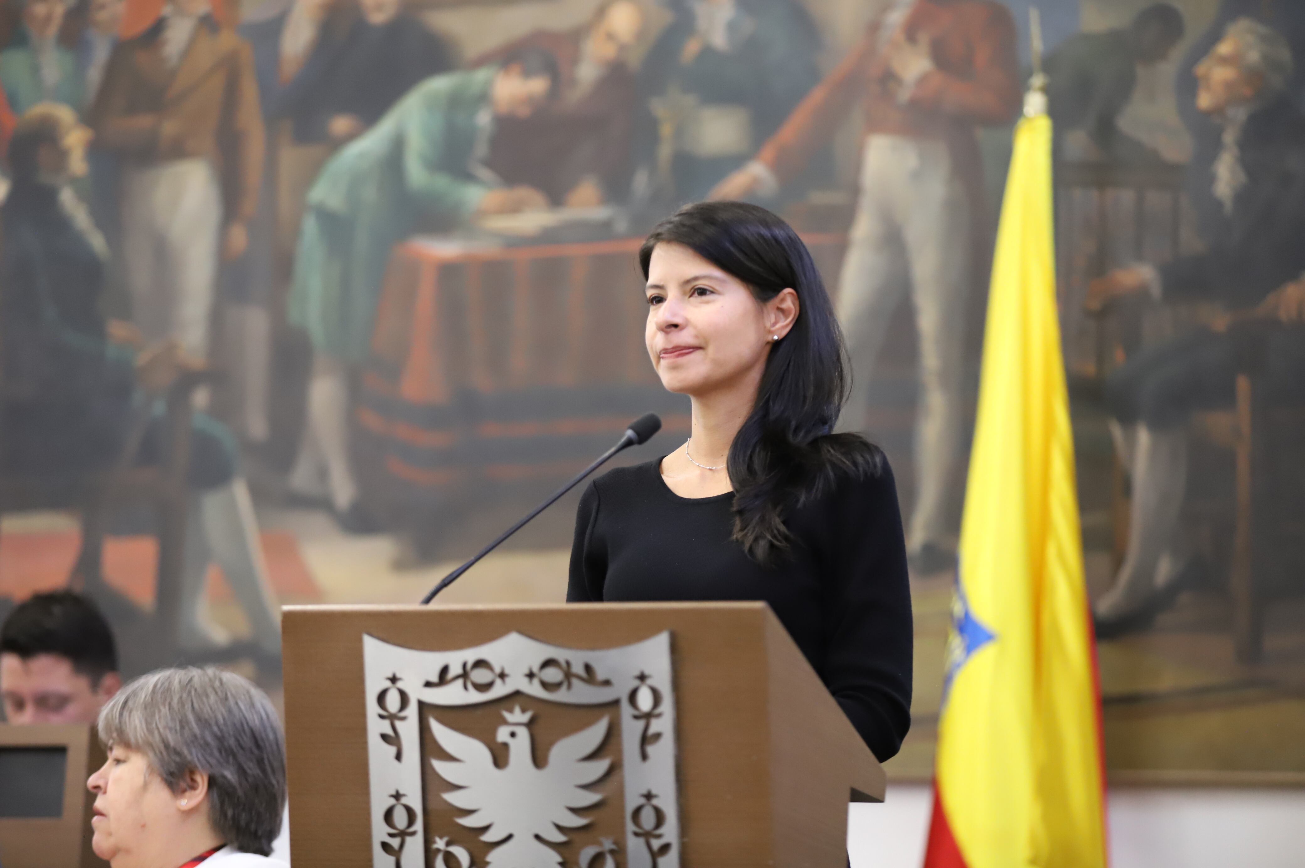 Personera encargada de Bogotá, Paula Girón.