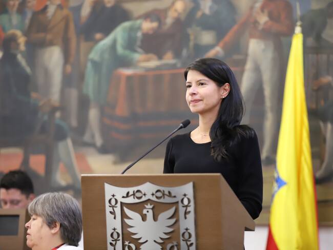Personera encargada de Bogotá, Paula Girón.