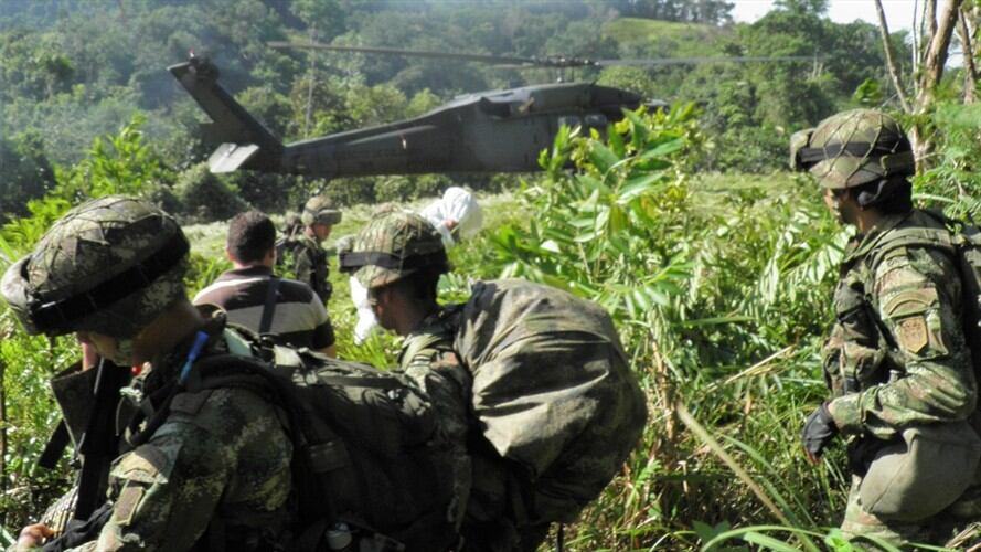 Combates Ejército y disidencias de las Farc