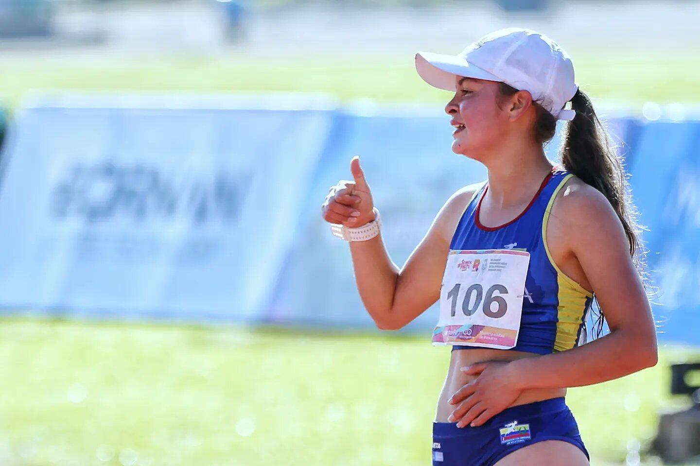 Ruby Dayana Segura, atleta colombiana que destacó en el Campeonato Panamericano de Marcha / COC