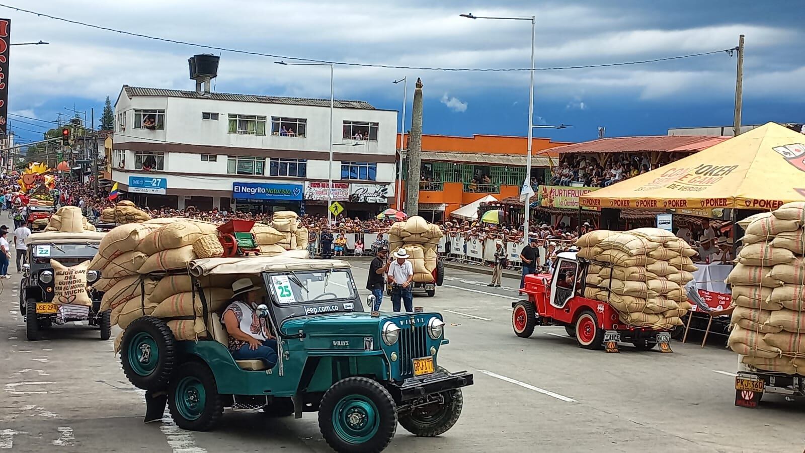 Desfile del Yipao en las fiestas de Calarcá, Quindío. Foto Vanessa Porras