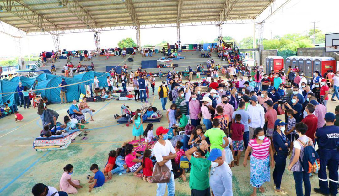 Desplazados de Venezuela que permanecen en Arauca