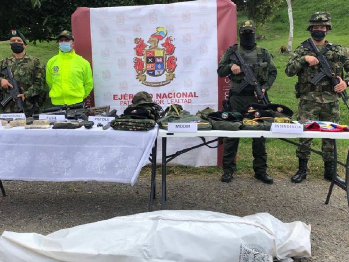 Dado de baja alias "Camilo" integrante de las disidencias de las Farc