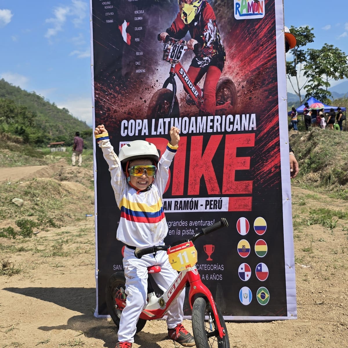 Dominic “El Rayo Mosquera”, campeón de la 1.ª Copa Latinoamericana de BMX disputada en Perú