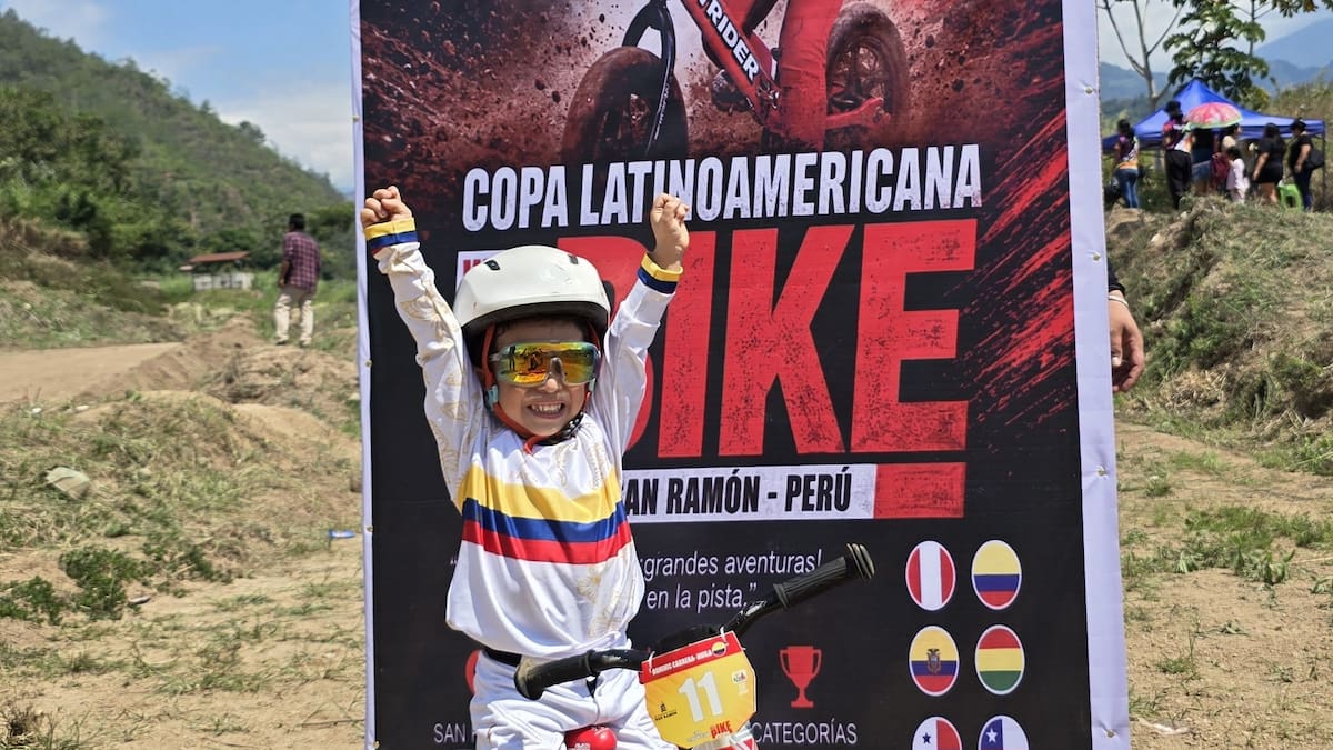 Dominic “El Rayo Mosquera”, campeón de la 1.ª Copa Latinoamericana de BMX disputada en Perú