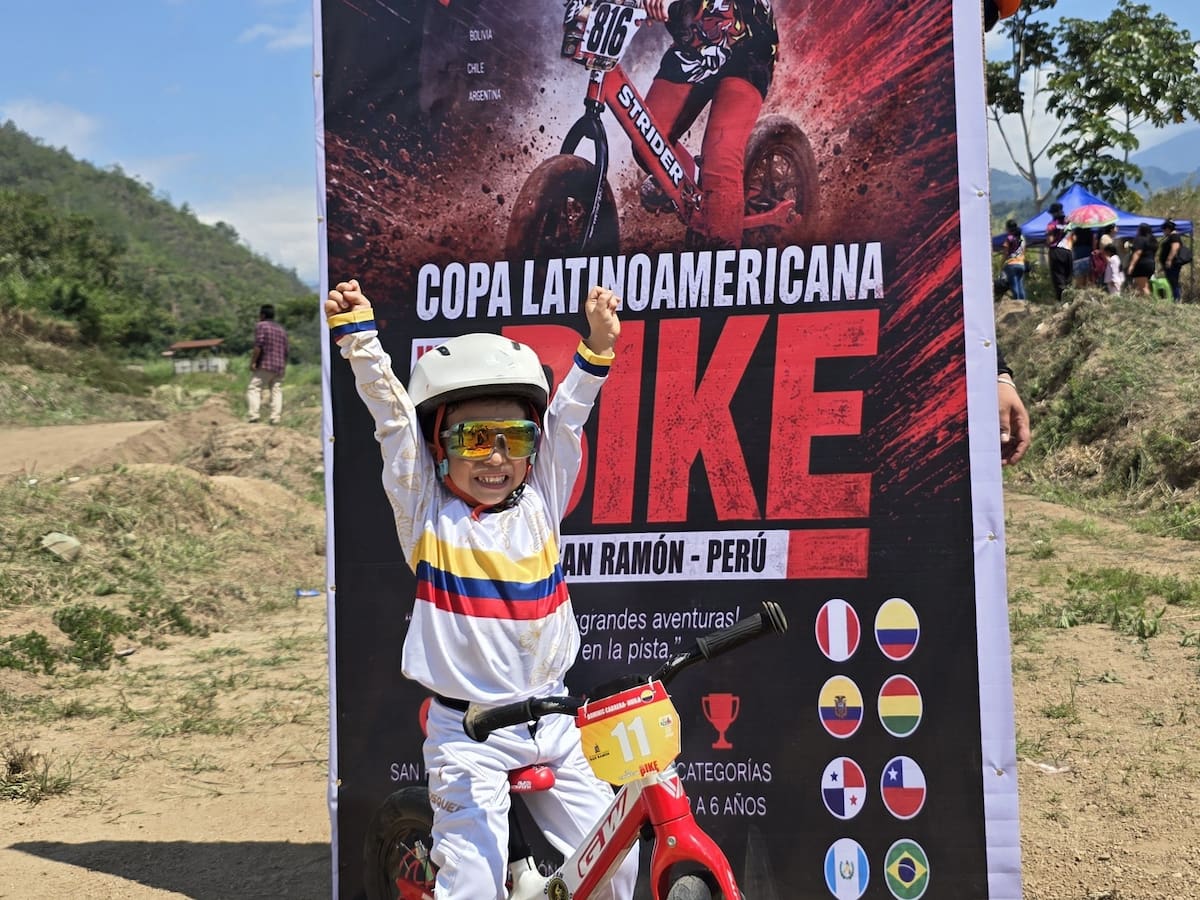 Dominic “El Rayo Mosquera”, campeón de la 1.ª Copa Latinoamericana de BMX disputada en Perú