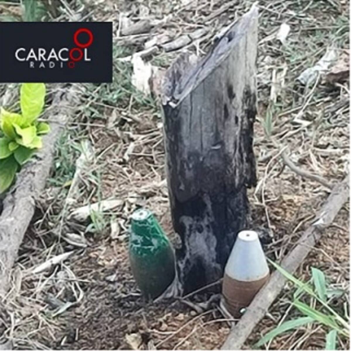 La comunidad evidencia la cantidad de explosivos dejados por los ilegales en Segovia