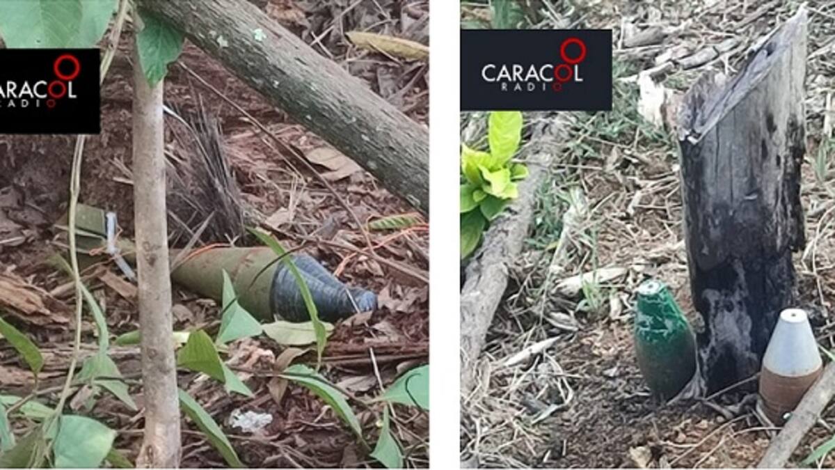 La comunidad evidencia la cantidad de explosivos dejados por los ilegales en Segovia