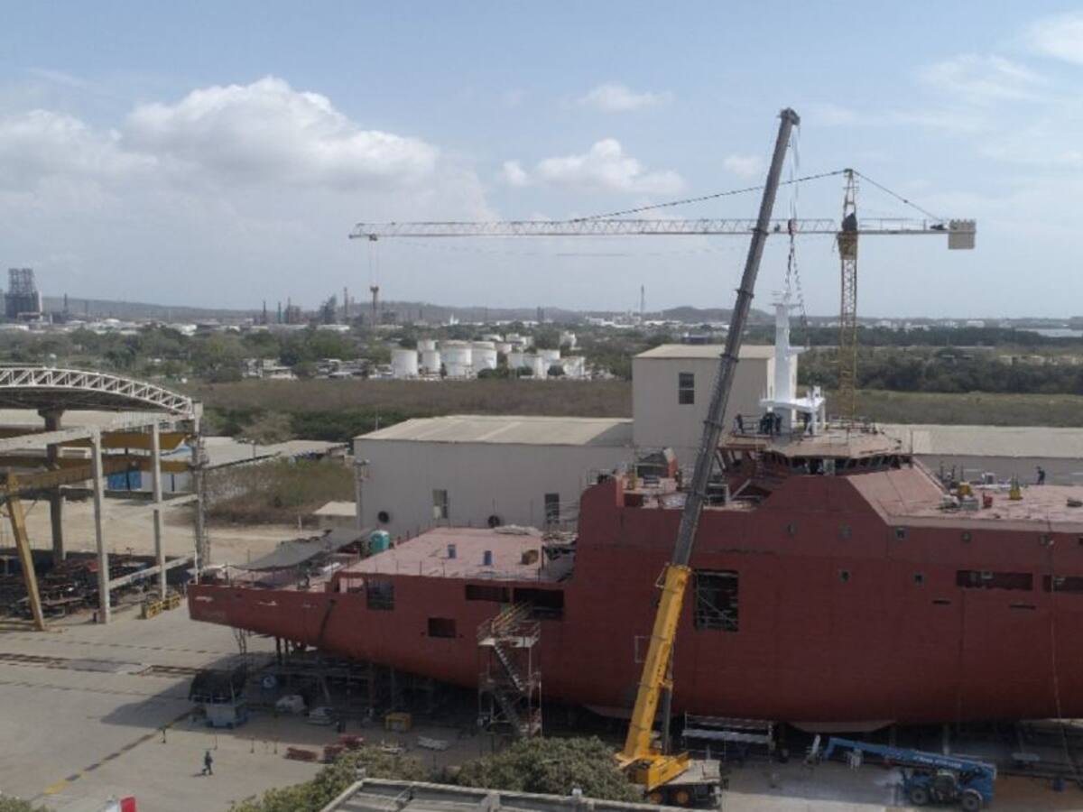 Construyen buque de investigación científico-marina en Cartagena