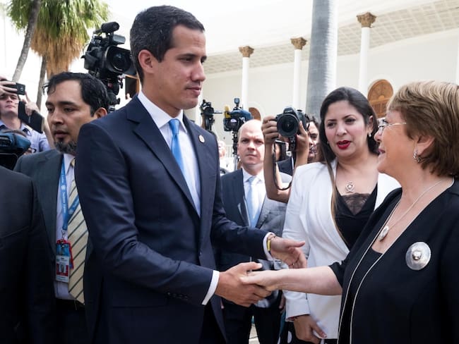 Bachelet impulsa liberación de &quot;presos políticos&quot; en Venezuela, dice Guaidó