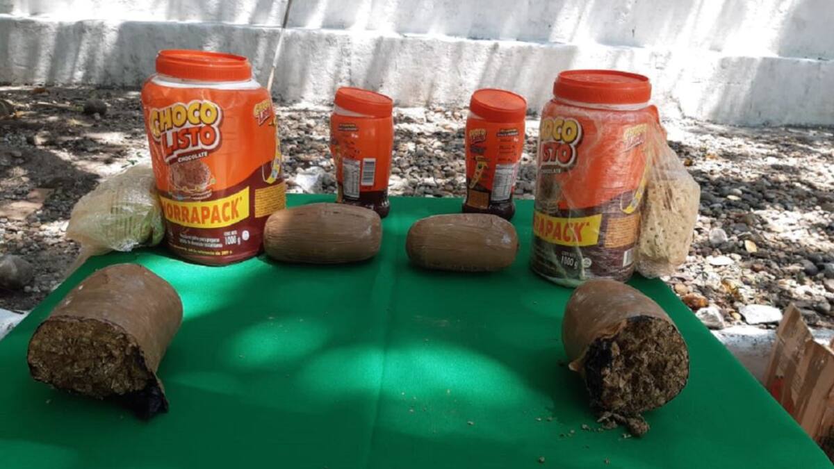 En tarros de ‘Choco Listo’ fue hallada marihuana en Caldas