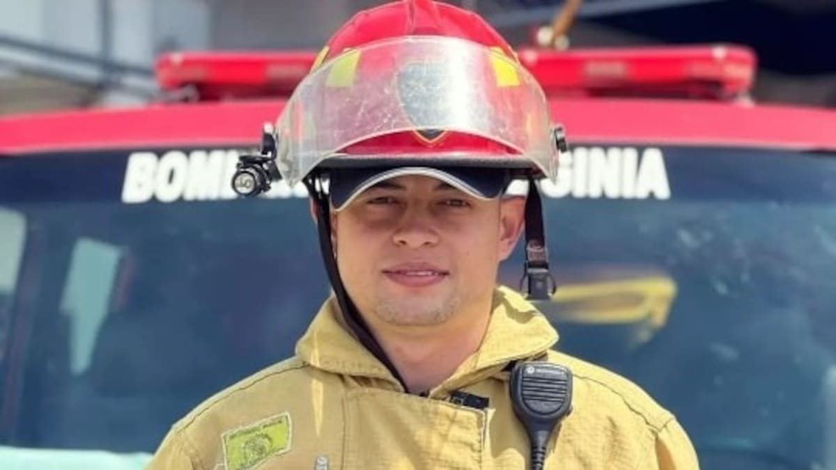 Diego Castro es el nuevo comandante del Cuerpo de Bomberos de La Virginia