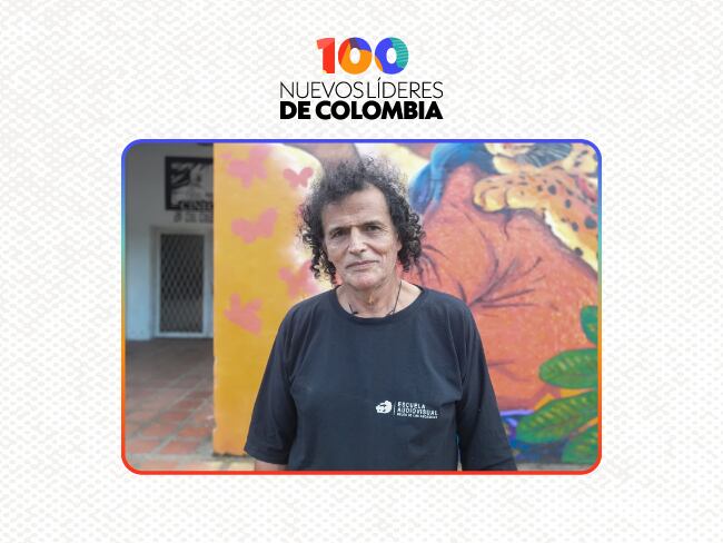 Alirio González, el docente que impulsó la narración comunitaria en la Escuela Audiovisual Infantil en Belén de los Andaquíes. |Foto: Cortesía - Mauricio Aullón