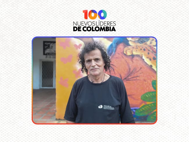 Alirio González, el docente que impulsó la narración comunitaria en la Escuela Audiovisual Infantil en Belén de los Andaquíes. |Foto: Cortesía - Mauricio Aullón