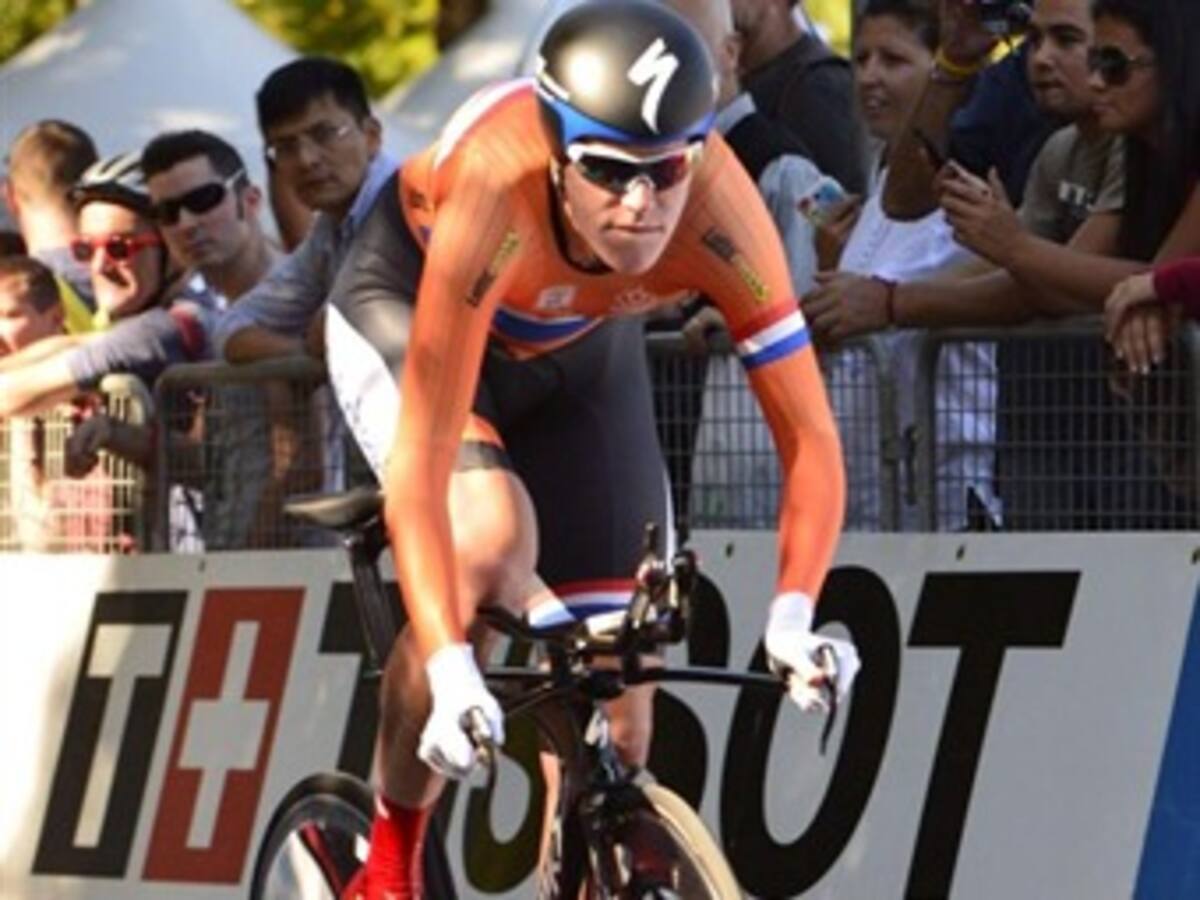 Eduardo Estrada fue el mejor colombiano en la CRI júnior del Mundial de Ruta