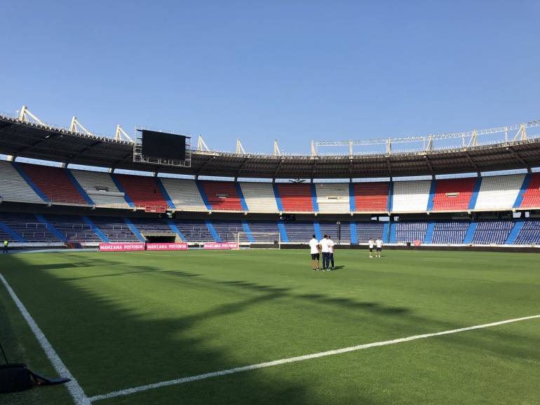 Estadio Metropolitano Roberto Meléndez, previo al espectáculo.