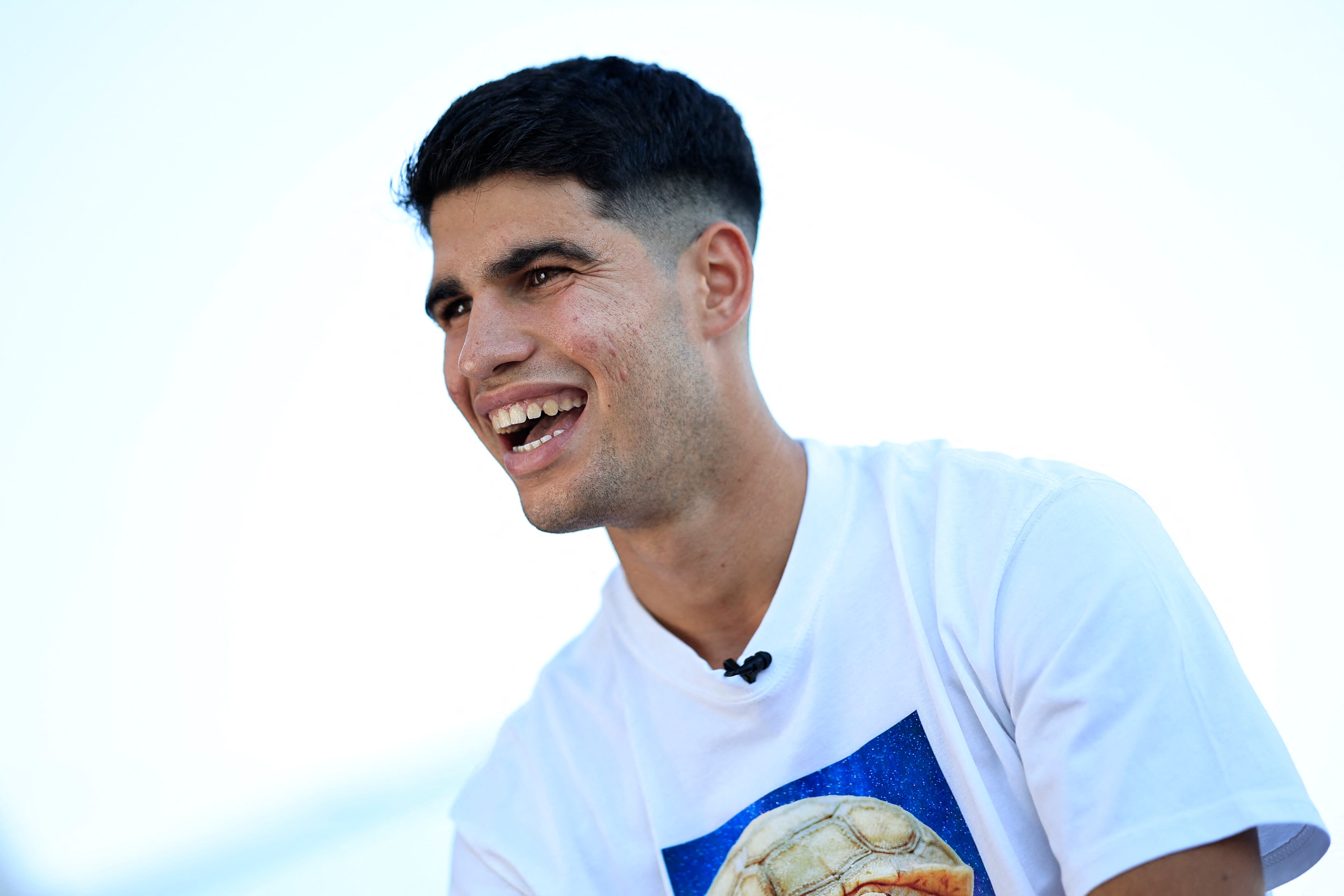 Carlos Alcaraz, tenista español. (Photo by VALERY HACHE/AFP via Getty Images)