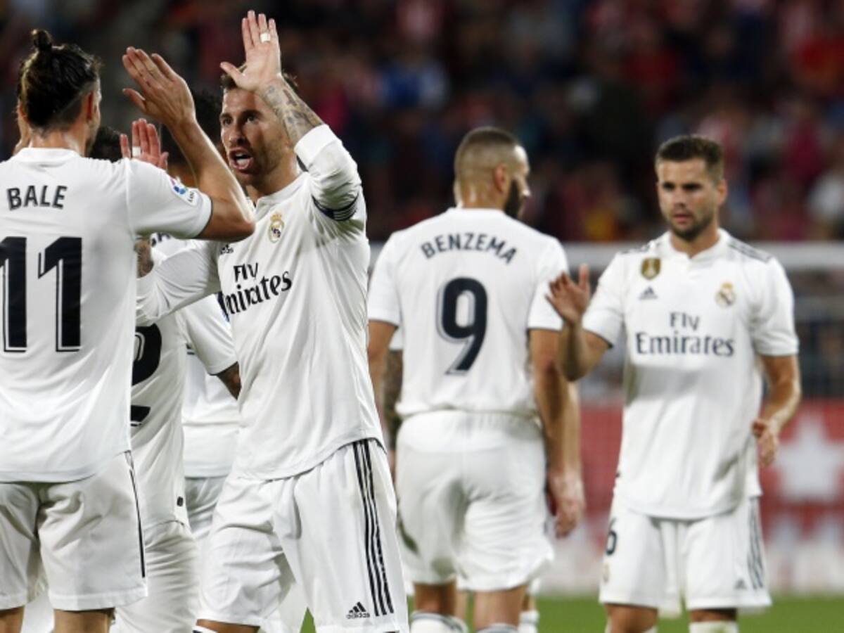 Real Madrid goleó al Girona y es líder de la Liga de España