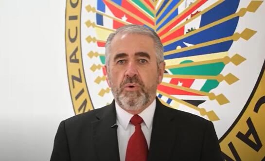 Roberto Menéndez, jefe de la Misión de Apoyo al Proceso de Paz.    Foto: OEA
