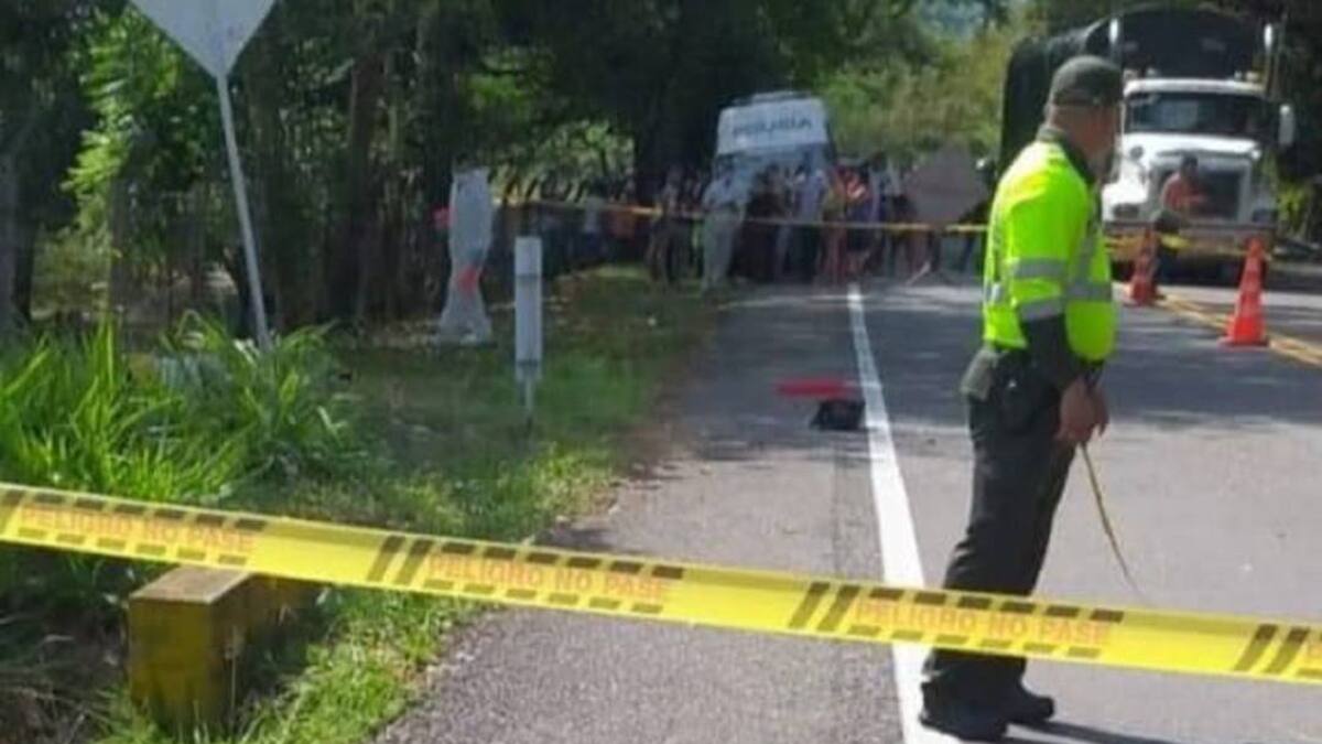 Un motociclista falleció en la vía que de Honda conduce a La Dorada, Caldas