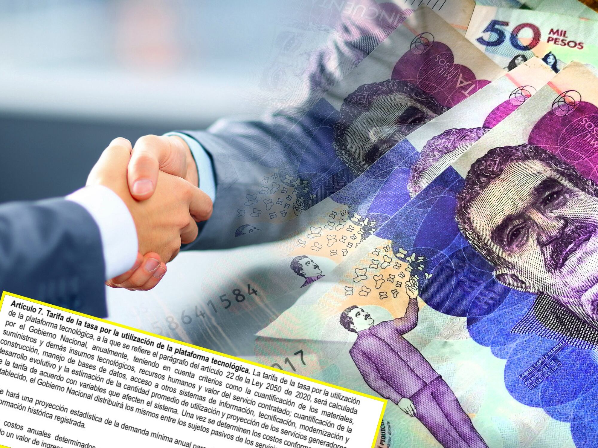 Imagen de referencia y artículo 7 reforma tributaria. Fotos: Getty Images / Suministrada