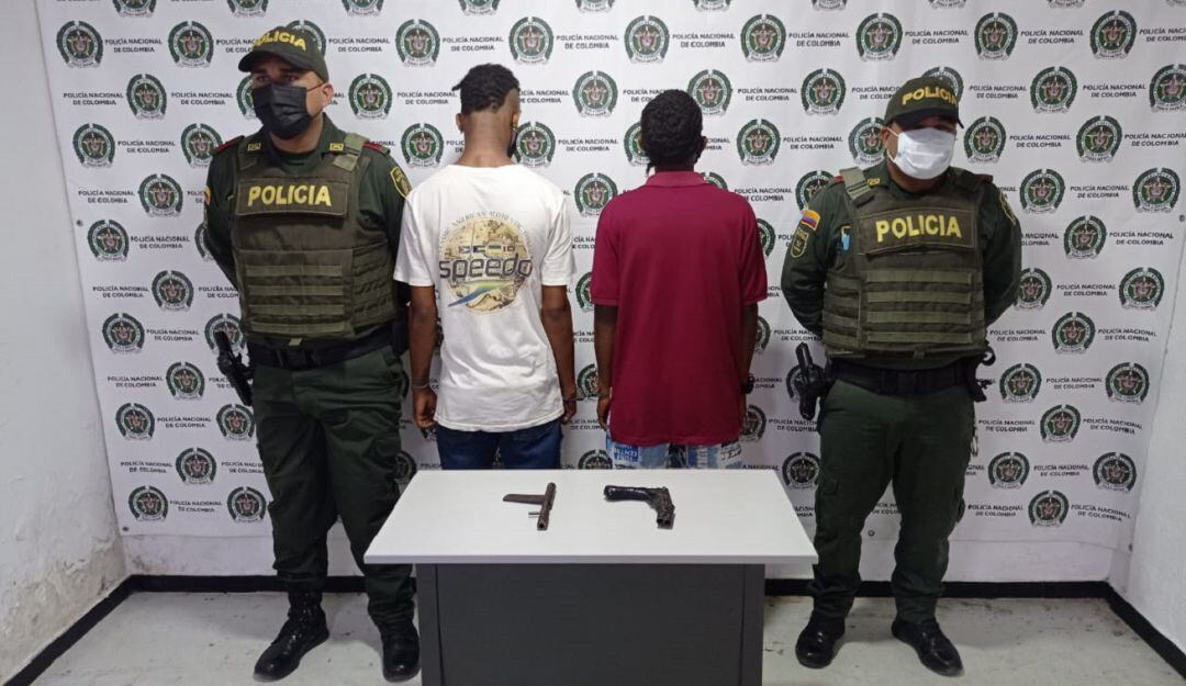 Las detenciones se dieron en jurisdicción del municipio de Villanueva cuando uniformados procedieron a realizar una requisa a los pasajeros
