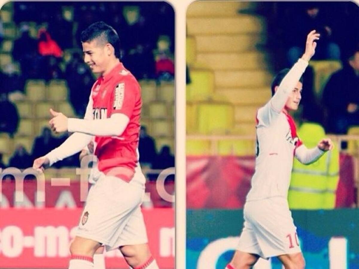 James Rodríguez celebró su primer gol en Francia