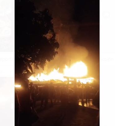 Incendio Sabaneta - Foto captura video cortesía