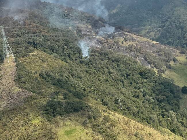 Incendio en Pradera no podrá ser atendido con el Sistema Bambi Bucket