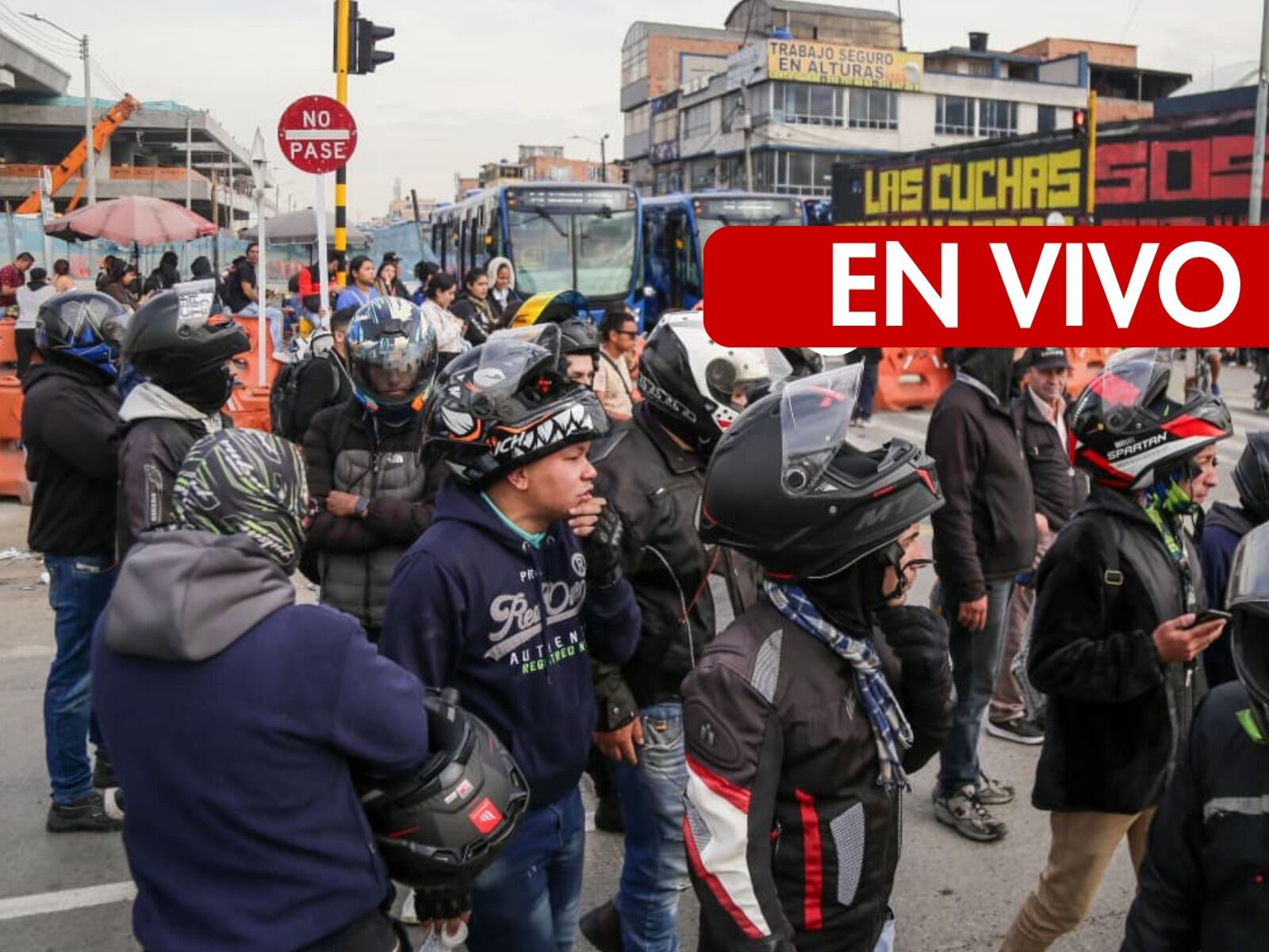 Restricciones a motociclistas provocan bloqueos y cierres de TransMilenio este 30 de octubre de 2025